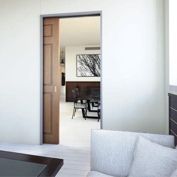 Sliding pocket door